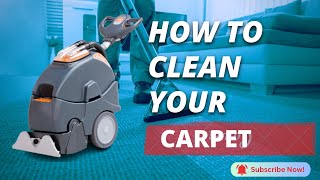 Carpet Cleaning Process  Carpet Cleaning Method amp Techniques [upl. by Abernathy]