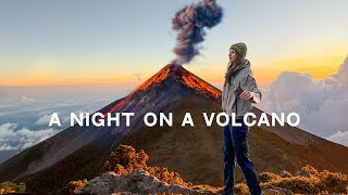 i spent the night on an active volcano🇬🇹 GUATEMALA [upl. by Semaj]