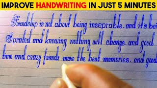 How To Improve Your HandWriting In Just 5 Minuts  SECRET Tips amp Tricks  Think Stream [upl. by Dlopoel1]