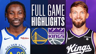 WARRIORS at KINGS  NBA PRESEASON FULL GAME HIGHLIGHTS  October 15 2023 [upl. by Dann793]