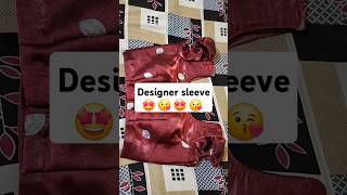 Designer sleeve of blousetrending sleeve lifetymdesignerstitching video shorts viral trending [upl. by Ewall494]