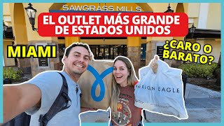 SAWGRASS MILLS 💸 El OUTLET más GRANDE de MIAMI ¿BARATO y BUENO 🤑 PRECIOS yTIPS tu DÍA de SHOPPING [upl. by Jonis]