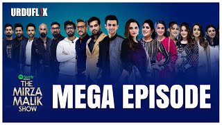 THE MIRZA MALIK SHOW MEGA EPISODE  Talk Show  Sania Mirza  Shoaib Malik  Celebrities I Urduflix [upl. by Ynttirb]