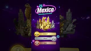 🇲🇽 𝐌𝐄𝐗𝐈𝐂𝐎 weekly tournament TOP 3 poker pokerist onlinepoker gaming game mexico top3 [upl. by Adiel]