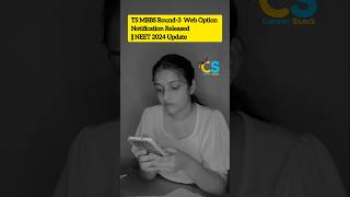 Telangana MBBS round 3 Web options notification released ❗ [upl. by Uwton]