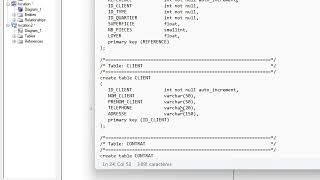 Comment générer un script sql sur AMC PowerDesigner [upl. by Christiane]