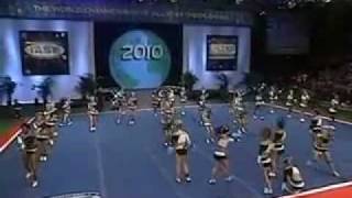 2010 Cheerleading World Championships 6  Cheer Extreme Sr Elite [upl. by Anirdnaxela]