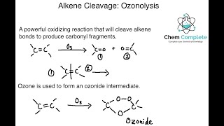 Alkene Cleavage  Ozonolysis Oxidation [upl. by Twedy]