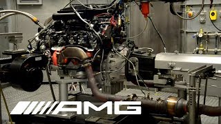 AMG 55Liter V8 Biturbo on Test Bench [upl. by Yrelav609]