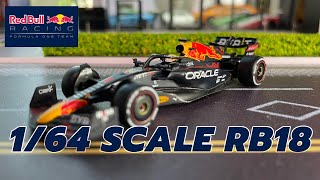 Max Verstappens Formula 1 Car Review  Red Bull F1 RB18 164 Scale Premium DieCast from Mini GT [upl. by Karlotte275]