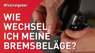 Scheibenbremse Bremsbeläge am Fahrrad wechseln  so geht’s richtig [upl. by Sheline37]