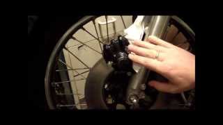 Honda CB200 Front Brake Refurbish Part 2 of 2 [upl. by Ariaj]