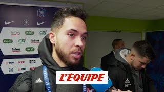 Foot  CDF  Les réactions des joueurs dAndrézieux après la rencontre [upl. by Bringhurst]