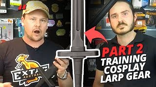 Amazing Polypropylene Swords amp Training Gear Cosplay and LARP Equipment  Part 2 [upl. by Ronoc790]