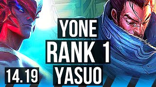 YONE vs YASUO MID  Rank 1 Rank 1 Yone Comeback 10413  EUW Challenger  1419 [upl. by Hsreh]