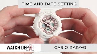 How To Change Time On BabyG Watches [upl. by Tamanaha]