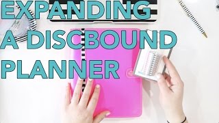 How to Expand Your Discbound Planner with Larger Discs [upl. by Ioyal]