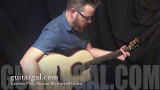 Lowden F50c Used African Blackwood Guitar at Guitar Gallery [upl. by France]