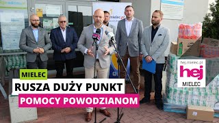 hejmielecpl TV Ruszył duży punkt pomocy powodzianom [upl. by Aynatan]