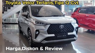 Toyota Veloz 2023 terlaristipe Q Cvt non TSS  Harga amp Review [upl. by Shama260]