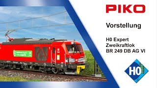 PIKO V142 H0 Expert Zweikraftlok Vectron quotdual modequot BR 249 DB AG VI 51160ff [upl. by Akemehc]