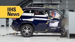 Passengerside tests of midsize SUVs reveal some major flaws  IIHS News [upl. by Lairbag]