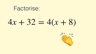 Factorising Algebraic Expressions  factoring  factorizing [upl. by Auka]