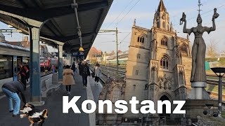 Spaziergang durch die Stadt Konstanz Deutschland mit wunderschönen Gebäuden und Architektur [upl. by Riamu496]