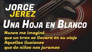 Una Hoja en Blanco  Letra [upl. by Benny281]