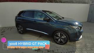 PEUGEOT 3008 Hybrid 225 eEAT8 GT Pack KM Zero [upl. by Senecal]