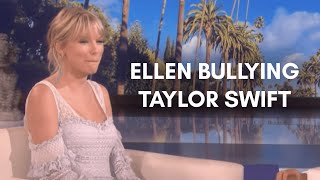 ellen bullying taylor swift for 5 minutes straight [upl. by Yednil872]