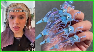 🏵️ NAIL ART STORYTIME TIKTOK 🏵️ NEW Bailey Spinn Idol  POVs Tiktok 42 [upl. by Atwahs722]