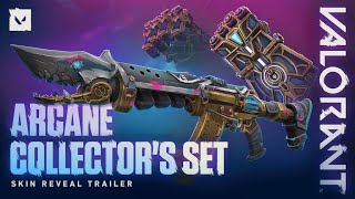 ARCANE SEASON 2 COLLECTOR’S SET  Skin Reveal Trailer  VALORANT [upl. by Gnihc]