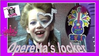 Real Live Monster High  Operettas Locker  Creative Princess [upl. by Corbie]