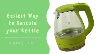 Heres a Simple amp Cheap Way To Descale Your Kettle by Ovente [upl. by Shae840]