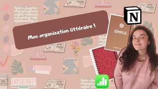 Mon organisation littéraire  applications et carnets de lecture [upl. by Indys]