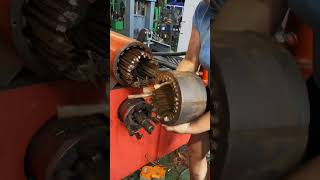 Motor parts disassembled  Part  2  motor acmotor disassemble disassembly [upl. by Anirehtac952]