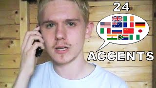 The English Language In 24 Accents [upl. by Pearla]