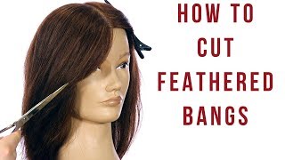 Feathered Layers Haircut Tutorial  How to Cut Feathered Bangs amp Face Frame  TheSalonGuy [upl. by Sellers]