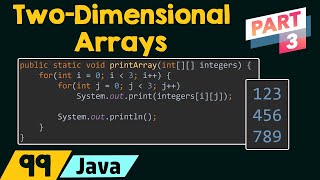 TwoDimensional Arrays in Java Part 3 [upl. by Sothena745]