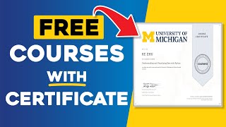 FREE Online Courses with FREE Certificates [upl. by Jepson]