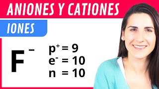 Iones Aniones y Cationes ⚛️ Calcular Protones Neutrones y Electrones de un Ion [upl. by Llehsim10]