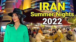 IRAN  Summer Nights In Tehran 2022 Night Walking Vlog ایران [upl. by Darin52]