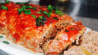 Easy Homemade Meatloaf Recipe [upl. by Willie]