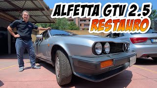 Alfetta GTV 25 sound sportivo  Alfa Romeo 2022 Recensione  Car tuning Milano  Alfa restaurata [upl. by Convery]