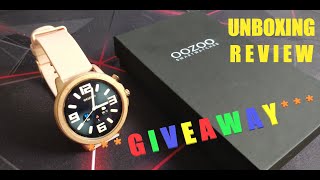 OOZOO smartwatch Q00324 💥💥💥 GIVEAWAY 💥💥💥  UNBOXINGREVIEW [upl. by Auahsoj]