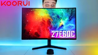 Koorui 27E6QC  A Budget 1440p 144Hz Monitor you Should Consider [upl. by Enelaehs]