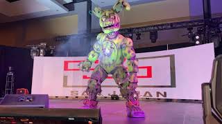 San Japan 2021 Springtrap Cosplay Contest WalkOn [upl. by Sdlonyer]