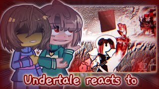 Undertale reacts to SpDusttale Necroptosis Regulated Cellular Death [upl. by Earb]