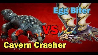 Cavern Crasher vs Egg Biter  SPORE [upl. by Dela363]